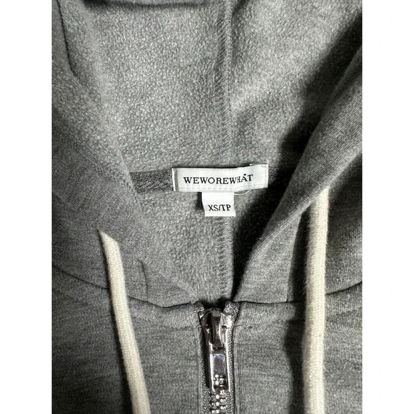 We Wore What Womens Size XS Knit Jersey Leisure Jumpsuit Heather Gray Lounge - Picture 4 of 9